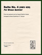 Suite No. 4 for Brass Quintet P.O.D. cover